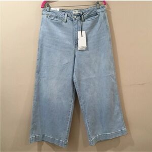 OAT New York the Greer crop Wide Leg jeans high rise 8/29